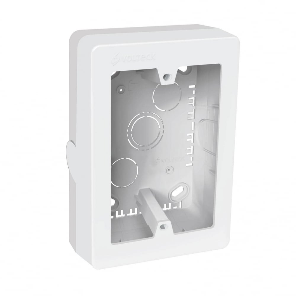 Caja de contactos para canaleta 3" x 5" blanca Volteck - Imagen 1