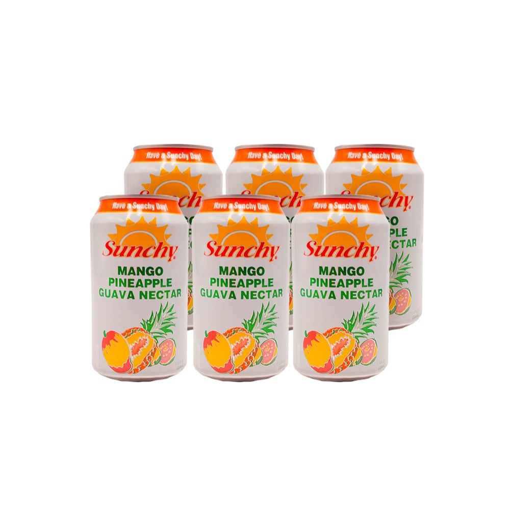 Néctar de mango, piña y guayaba Sunchy (6 x 334 ml) - Imagen 1