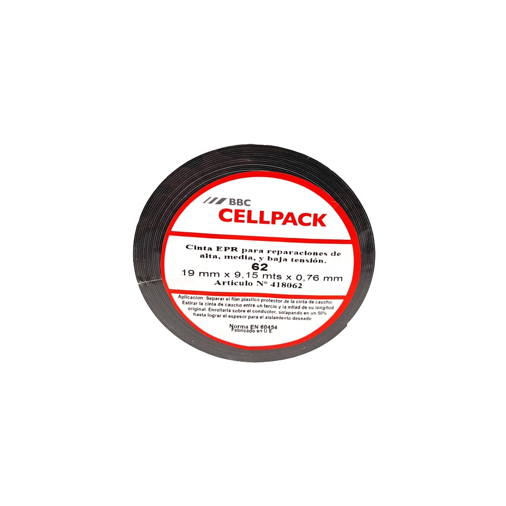 Cinta autovulcanizable # 62 Cellpack - Imagen 1