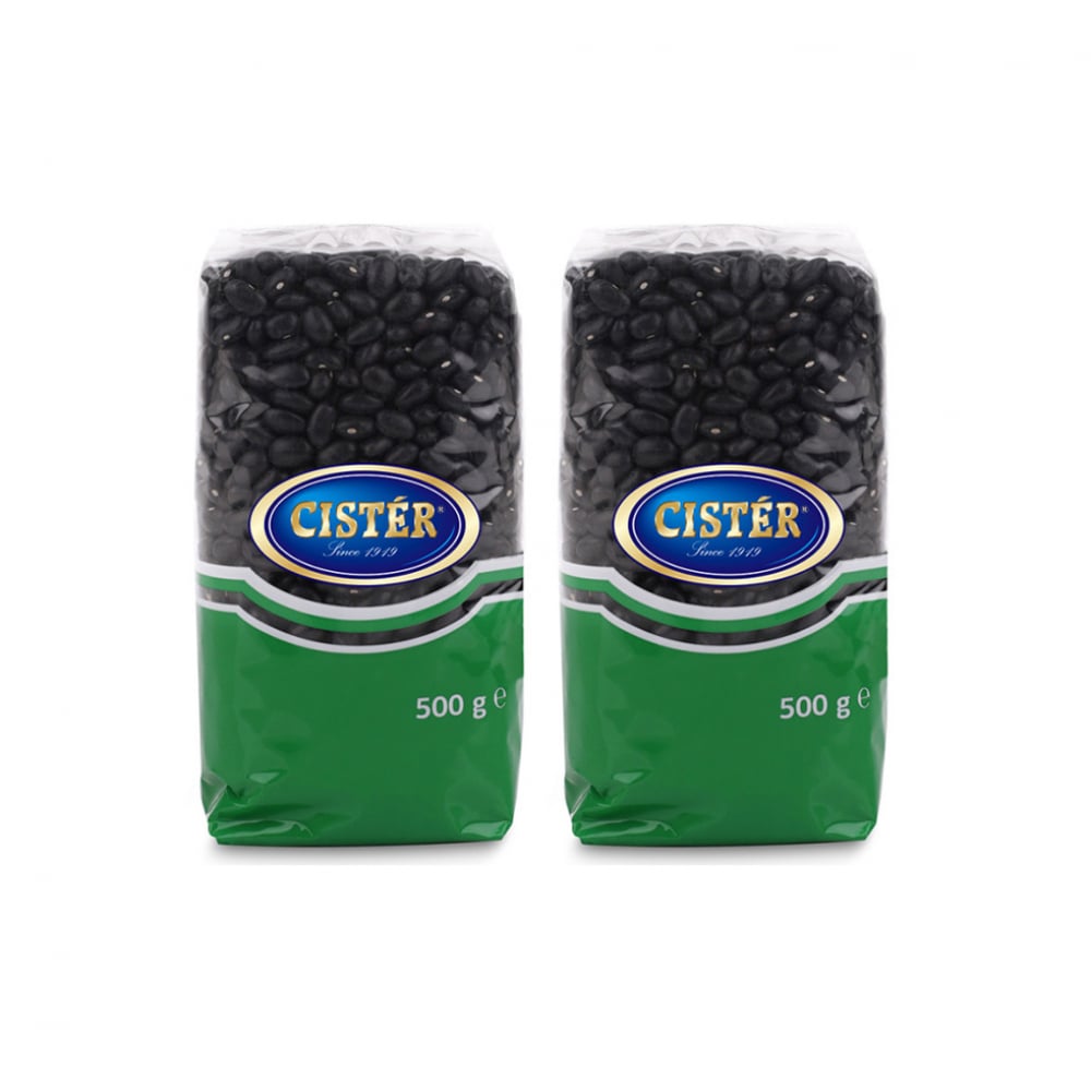 Frijoles negros Cister (2 x 500 g / 1.10 lb) - Imagen 1