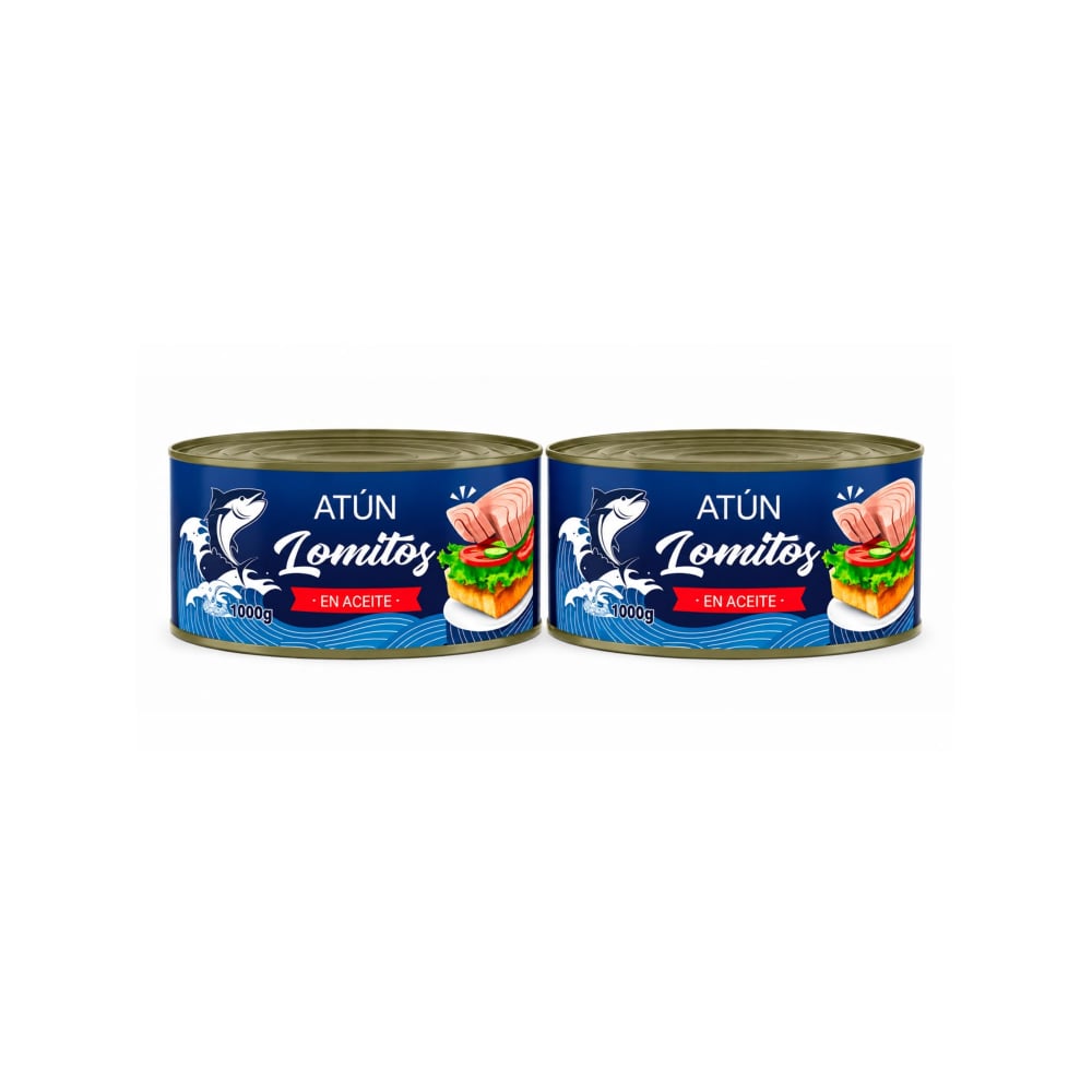 Lomitos de atún en aceite Lucy ( 2 x 1 kg / 2.2 lb) - Imagen 1