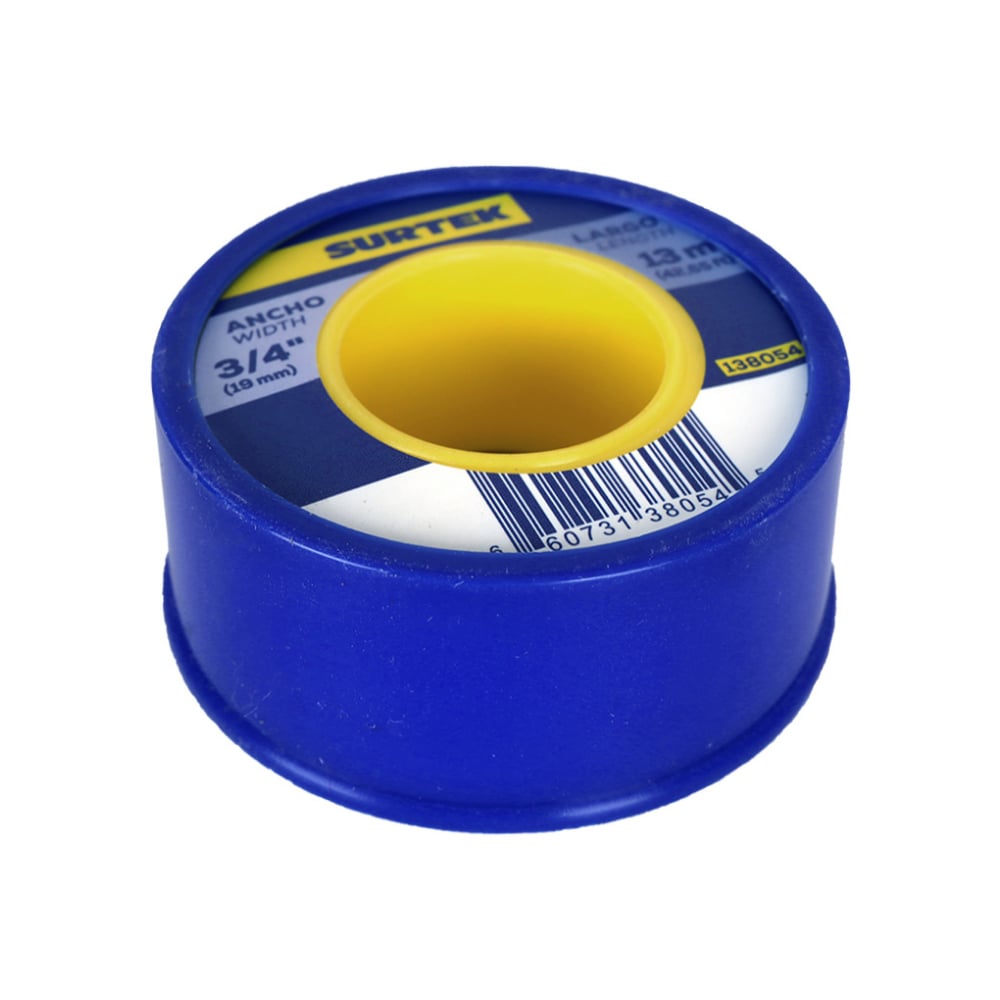 Cinta sella roscas 3/4'' x 13 m 138054 Surtek - Imagen 1