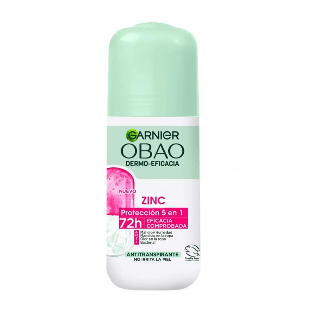 Desodorante antitranspirante zinc Obao Garnier (65 g / 2.29 oz) - Imagen 1