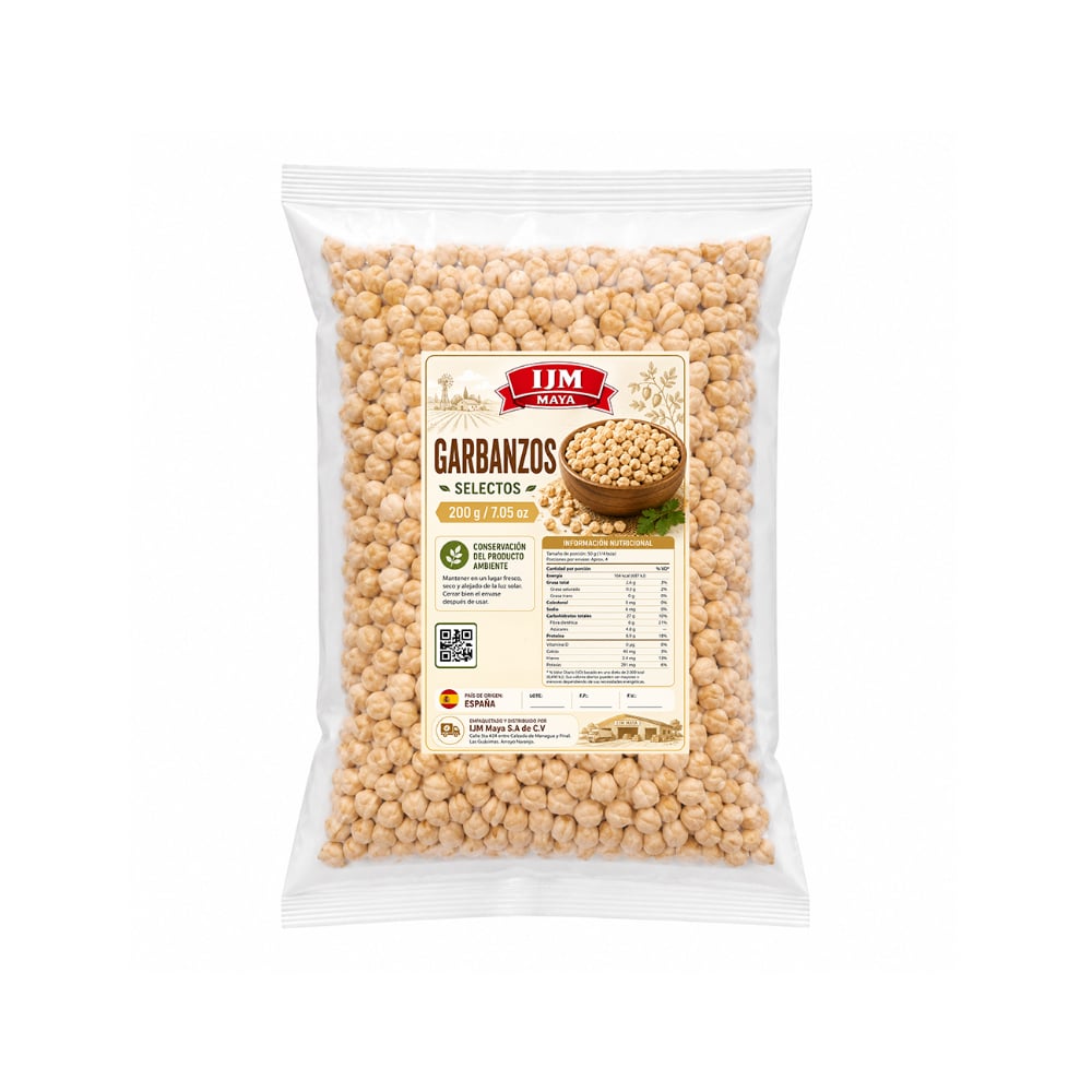 Garbanzos IJM Maya (200 g / 7.05 oz) - Imagen 1