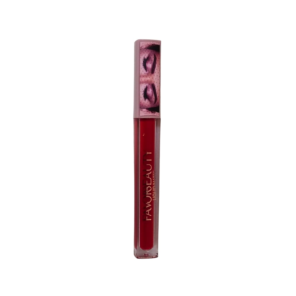 Sombra para ojos color rojo tomate mate Favor Beauty - Imagen 1