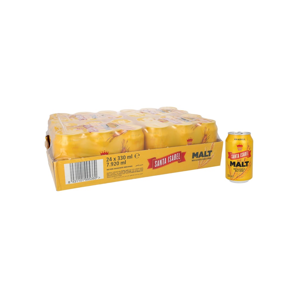 Caja de malta Santa Isabel (24 x 330 ml) - Imagen 1