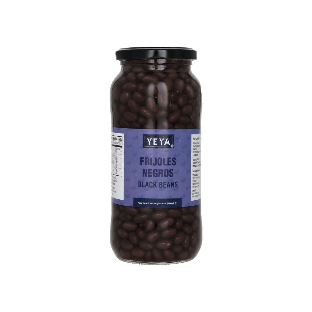 Frijoles negros en frasco de vidrio YEYA (540 g / 19 oz) - Imagen 1