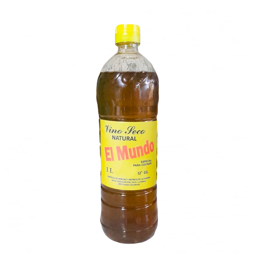 Vino seco natural El Mundo (1 L) - Imagen 1