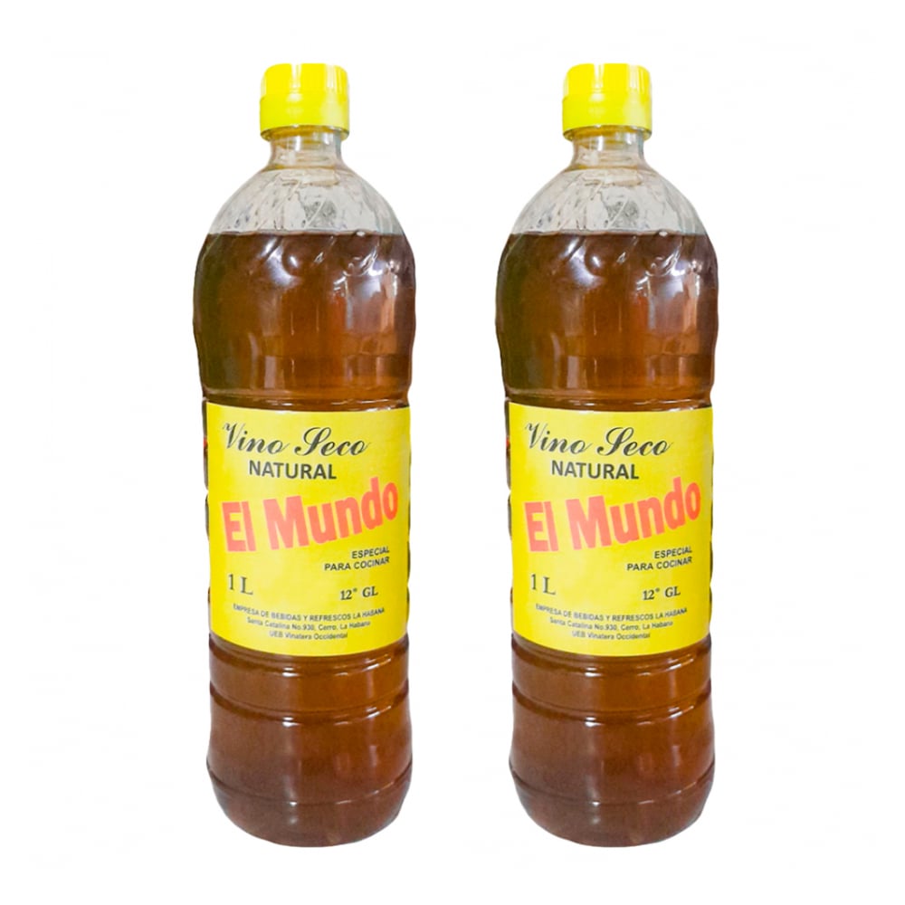 Vino seco natural El Mundo (2 x 1 L) - Imagen 1