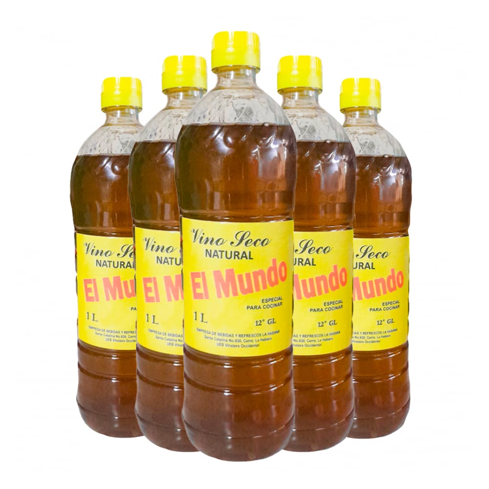 Vino seco natural El Mundo (5 x 1 L) - Imagen 1