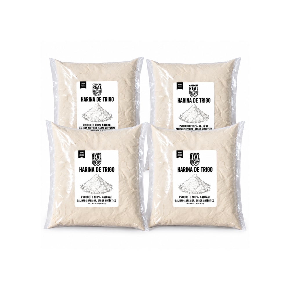 Harina de trigo Cosecha Real (4 x 2.26 kg / 5 lb) - Imagen 1