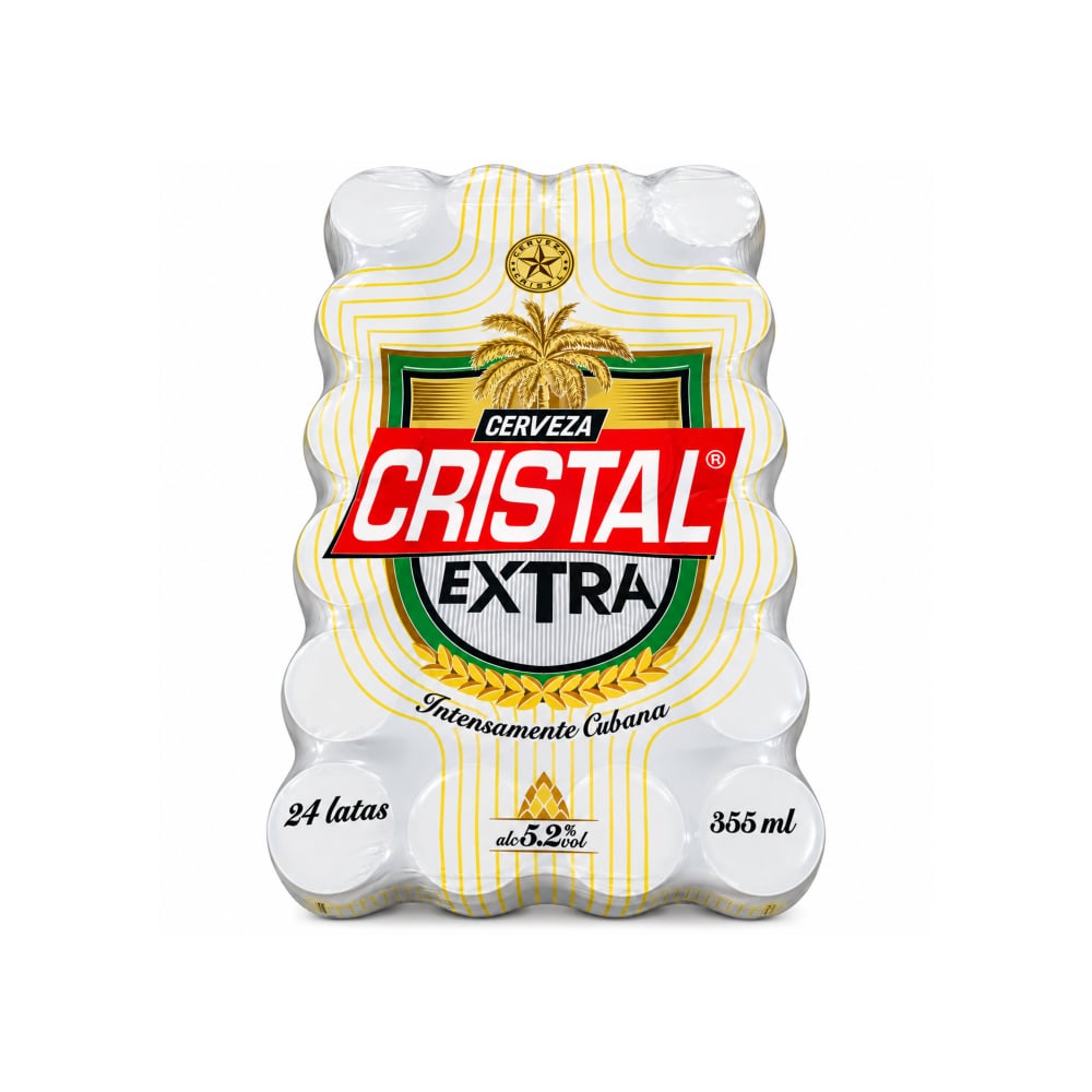 Cerveza en lata Cristal Extra (24 x 355 ml) - Imagen 1