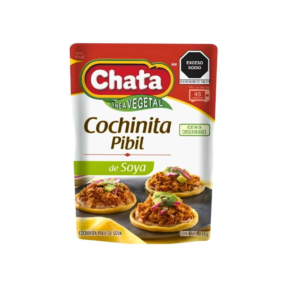 Cochinita pibil de soya Chata (215 g / 7.8 oz) - Imagen 1