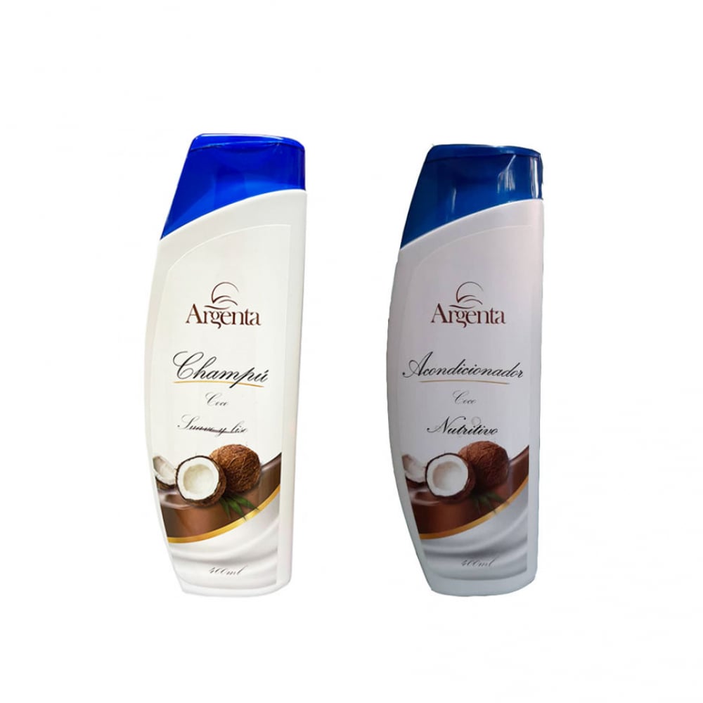 Champú de coco Argenta + Acondicionador de coco Argenta - Imagen 1