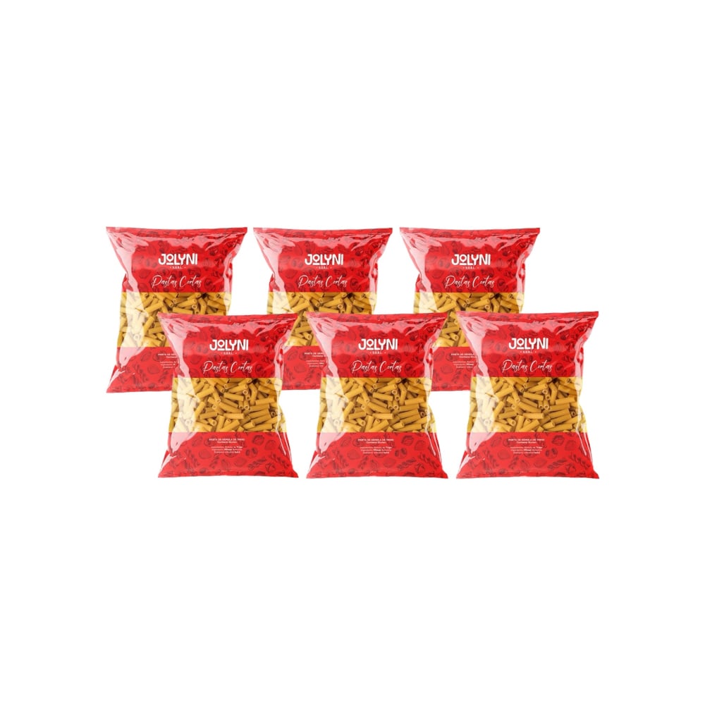 Pastas cortas - pluma Rigatoni Jolyni (6 x 400 g / 14.10 oz) - Imagen 1