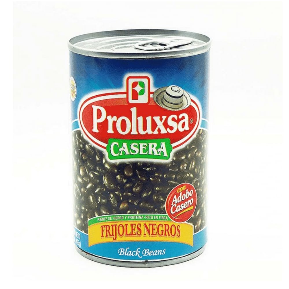 Frijoles negros con adobo casero Proluxsa (425 g / 15 oz) - Imagen 1
