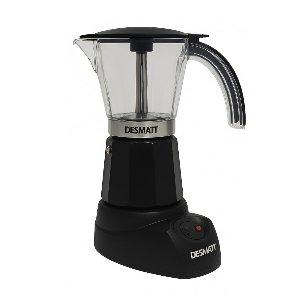 Cafetera eléctrica negra de 6 tazas Desmatt KCM-006 - Imagen 1