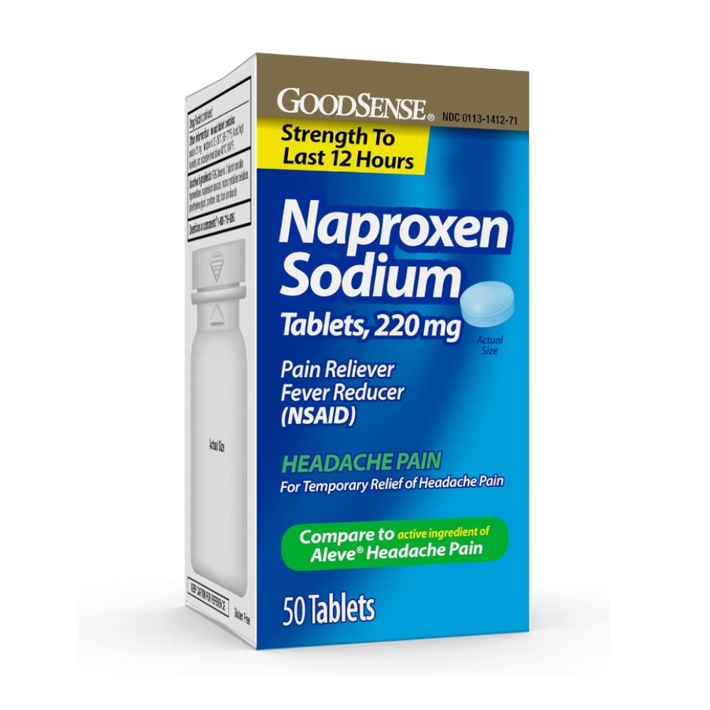 Naproxeno sódico 220 mg GoodSense (50 cápsulas) - Imagen 1