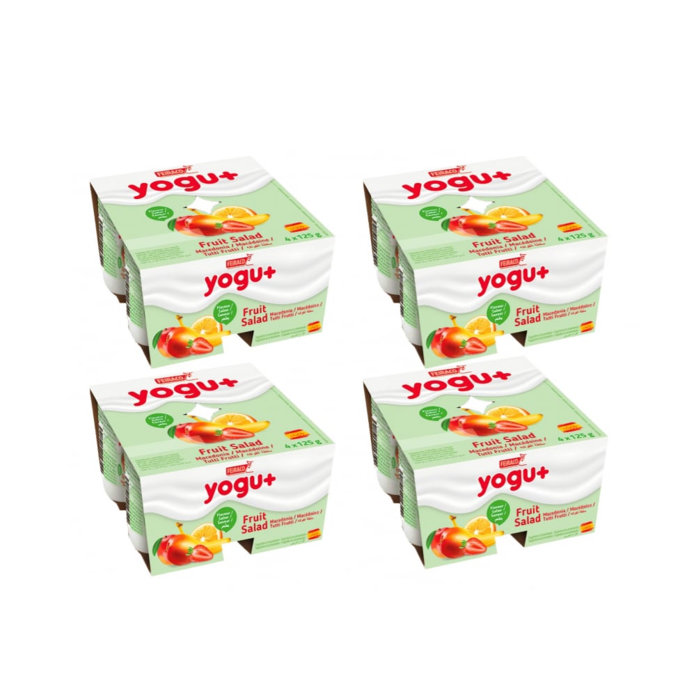 Yogur pasteurizado sabor a macedonia (16 x 125 g) - Imagen 1