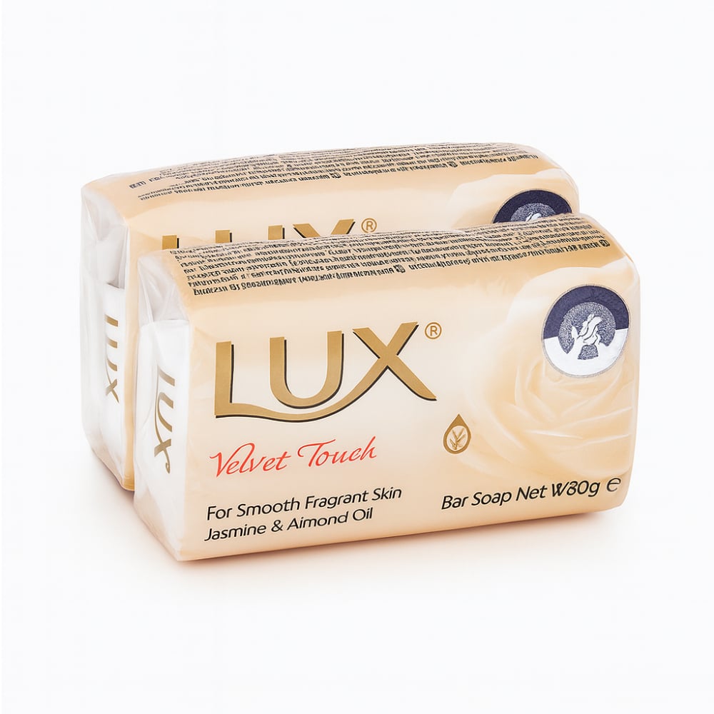 Jabón de aceite de jazmín y almendras Lux (2 x 80 g / 2.82 oz) - Imagen 1