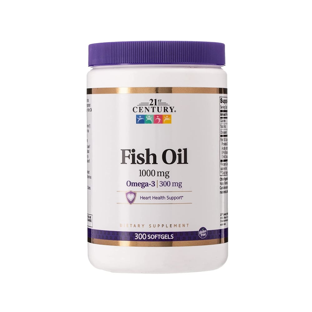Aceite de pescado. Omega 3 300 mg 21st Century (300 cápsulas) - Imagen 1
