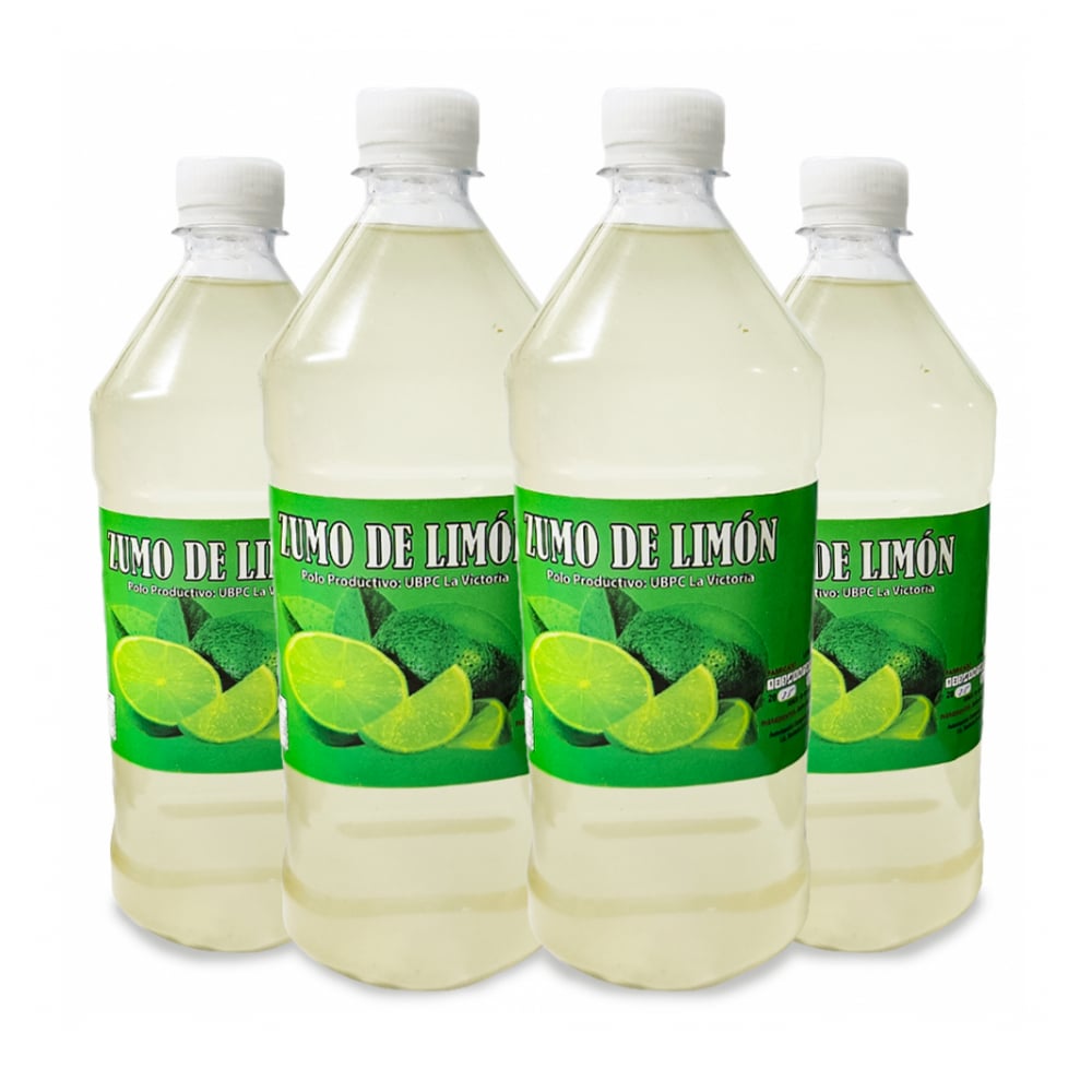 Zumo de limón (4 x 1 L) - Imagen 1
