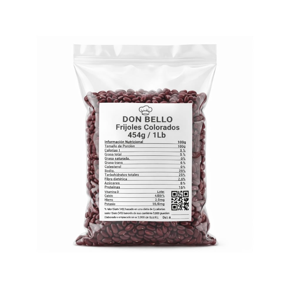 Frijoles colorados Don Bello (454 g / 1lb) - Imagen 1