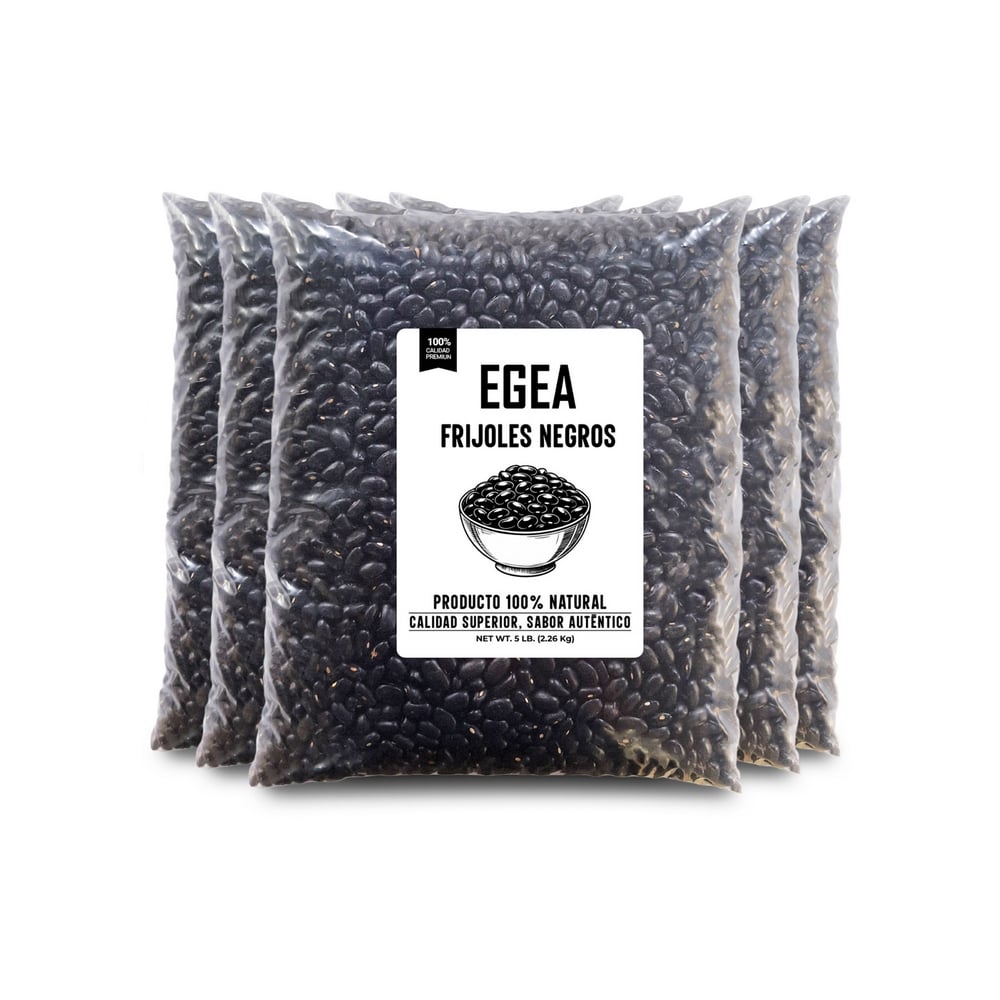 Frijoles negros EGEA (5 x 2.26 kg / 5 lb) - Imagen 1