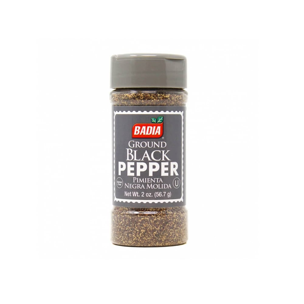 Pimienta negra molida Badia (56.7 g / 2 oz) - Imagen 1