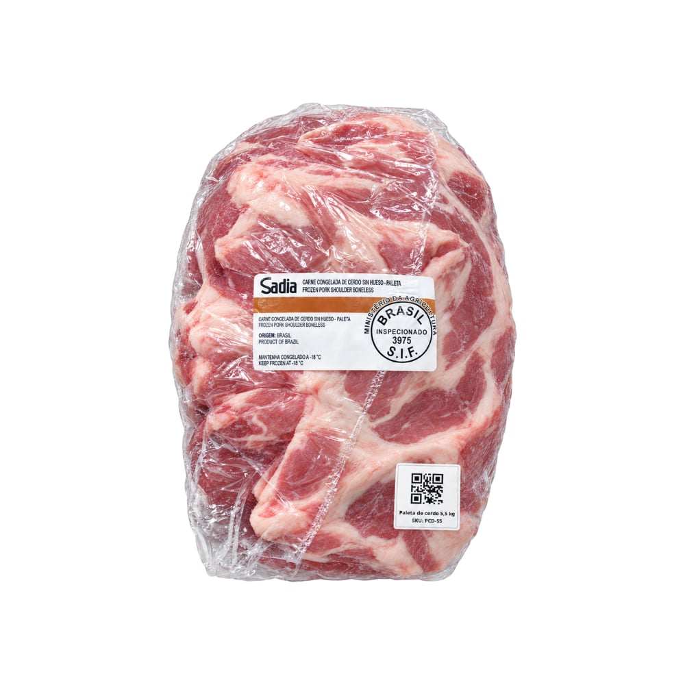 Paleta de cerdo sin hueso Sadia (5.5 kg / 11.96 lb) - Imagen 1