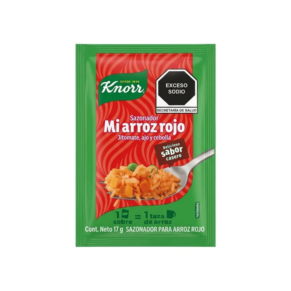 Sazonador para arroz rojo Knorr (17 g) - Imagen 1
