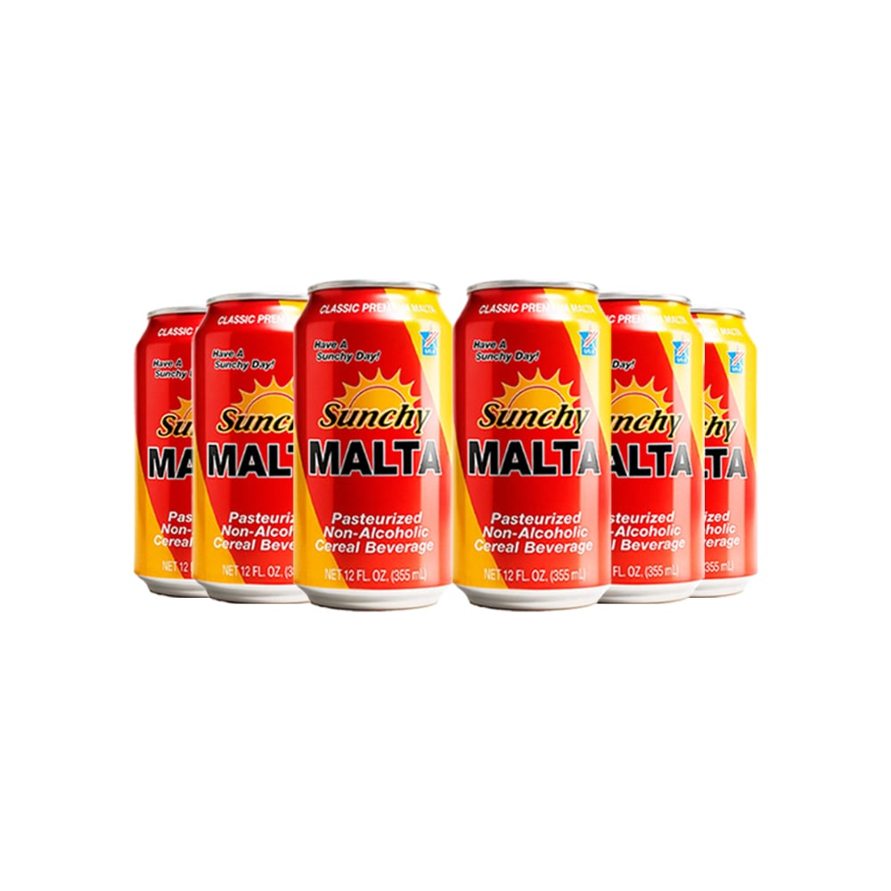 Malta Sunchy (6 x 355 ml / 12 fl oz) - Imagen 1