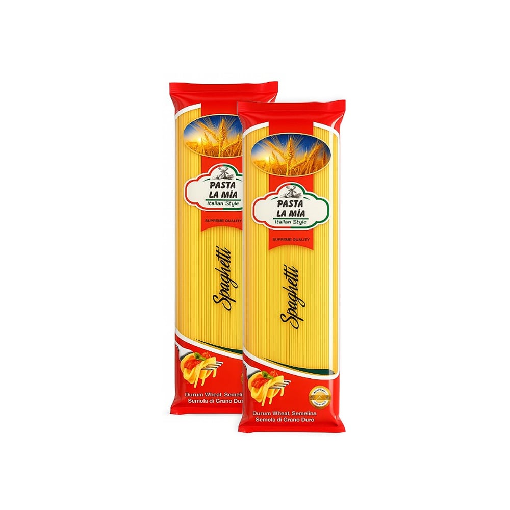 Espaguetis Pasta la Mia (2 x 500 g / 1.10 lb) - Imagen 1