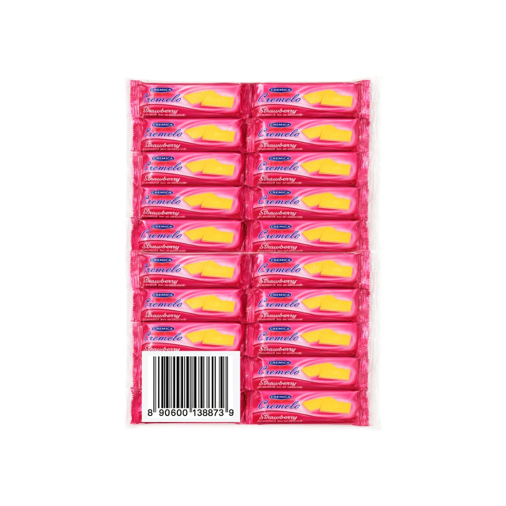 Galletas con crema sabor fresa Cremelo Mrs. Bector's Cremica (440 g / 15.5 oz) - Imagen 1
