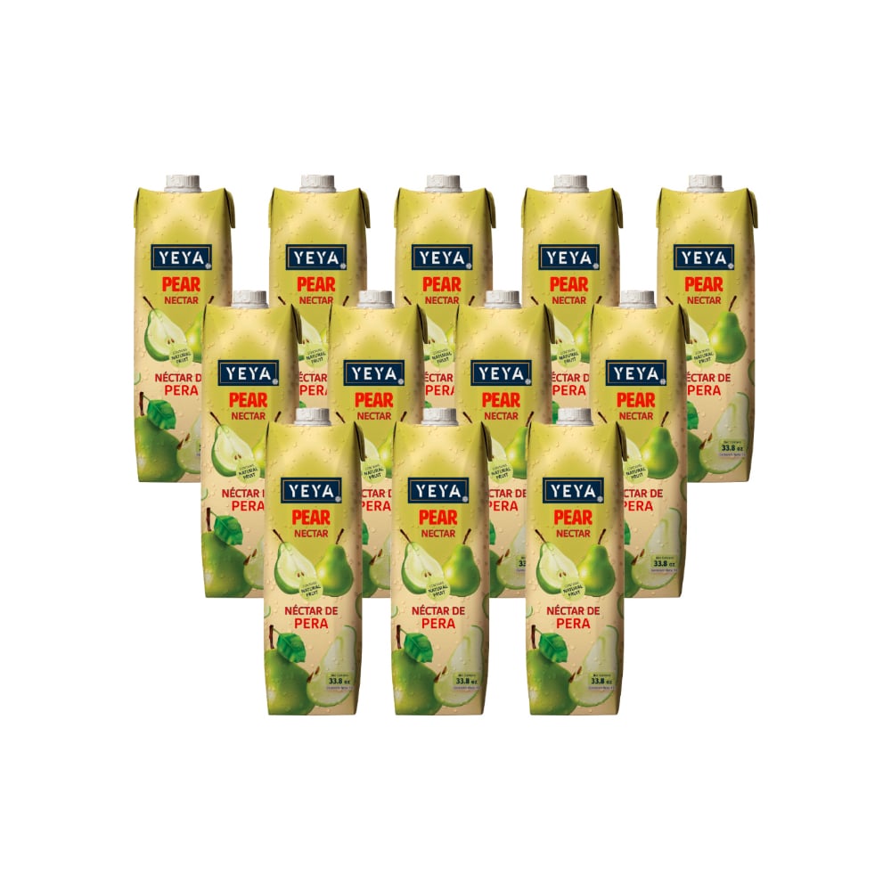Néctar de pera YEYA (12 x 1 L / 33.8 fl oz) - Imagen 1
