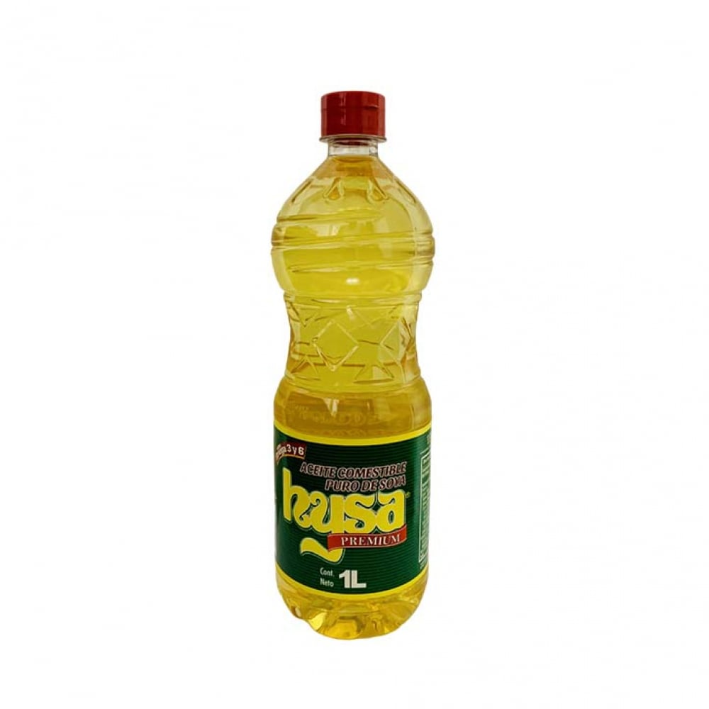 Aceite puro de soya Hysa (1 L) - Imagen 1