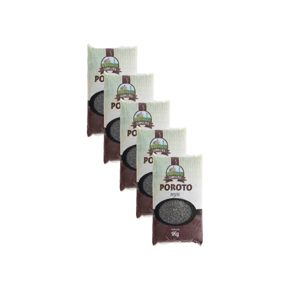 Frijoles negros (5 x 1 kg / 2.2 lb) - Imagen 1