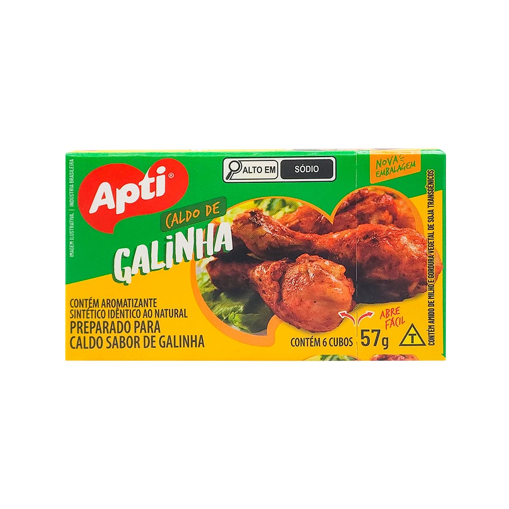 Caldo sabor gallina Apti (57 g / 2.01 oz) - Imagen 1