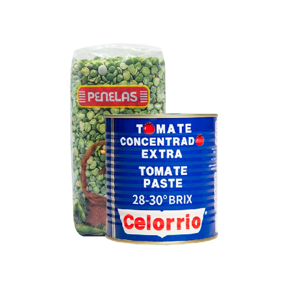 Pasta de tomate concentrado extra + Chicharo verde - Imagen 1