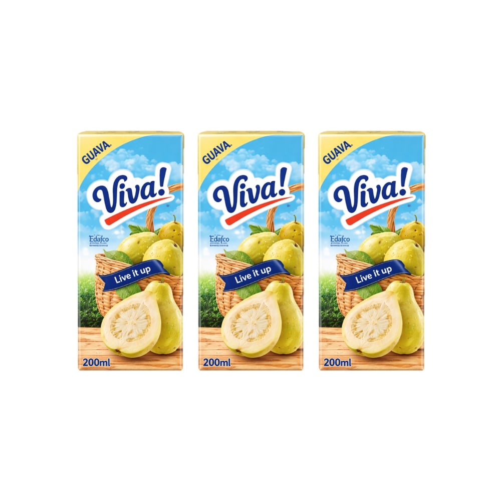 Néctar de guayaba Viva (3 x 200 ml) - Imagen 1