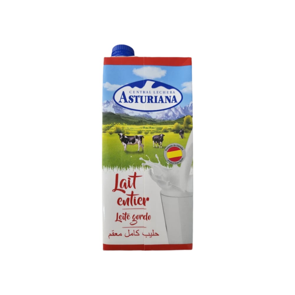 Leche entera Asturiana (1 L) - Imagen 1