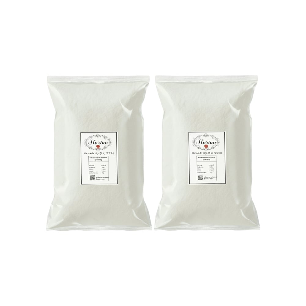 Harina de trigo Pida (2 x 1 kg / 2.2 lb) - Imagen 1