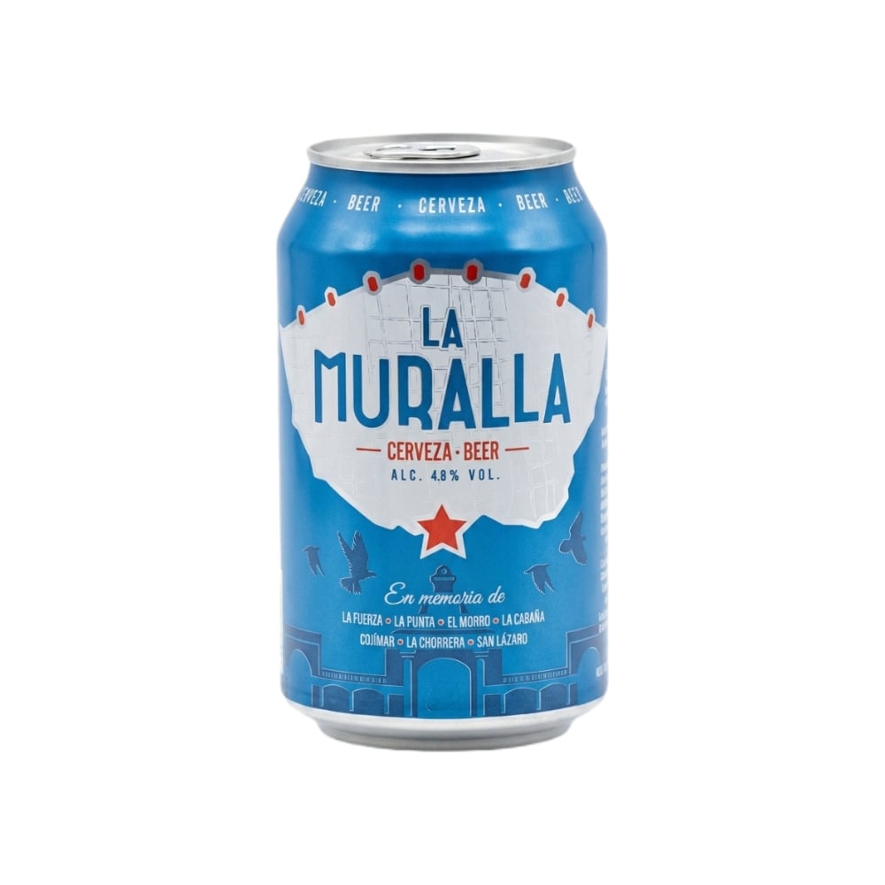 Cerveza lager La Muralla (330 ml) - Imagen 1