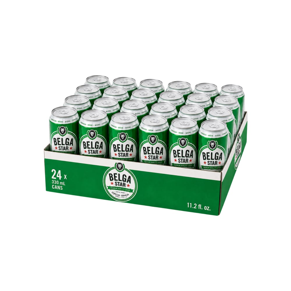 Cerveza Premium Belga Star (24 x 330 ml) - Imagen 1