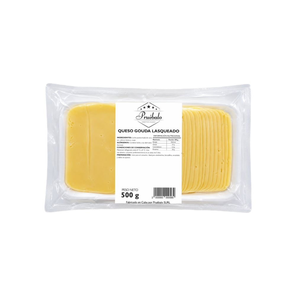 Queso gouda lasqueado Pruébalo (500 g / 1.10 lb) - Imagen 1