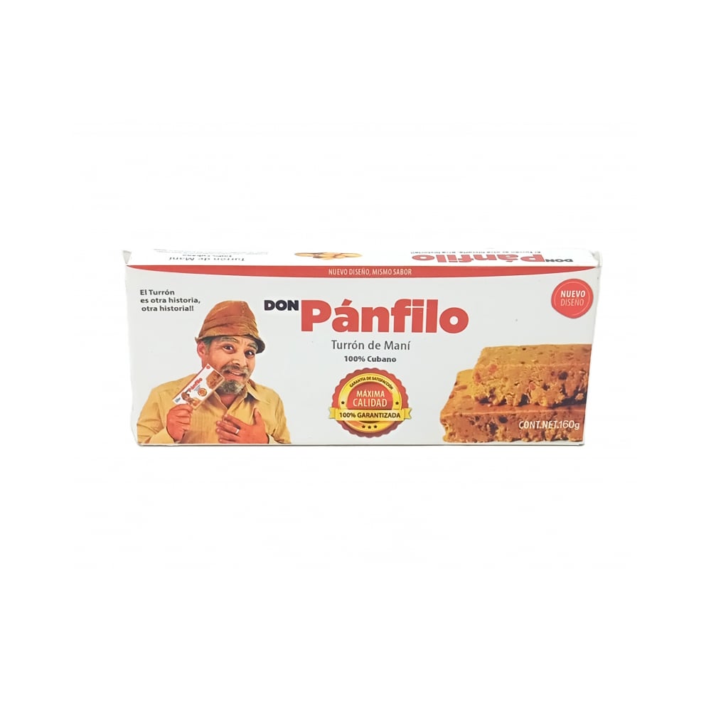 Turrón de maní Don Pánfilo (160 g / 5.6 oz) - Imagen 1