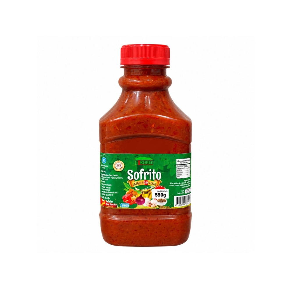 Sofrito con aceite El Roble (550 g / 19.4 oz) - Imagen 1