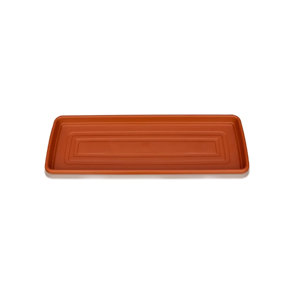 Plato rectangular de plástico para macetas Sanremo - Imagen 1