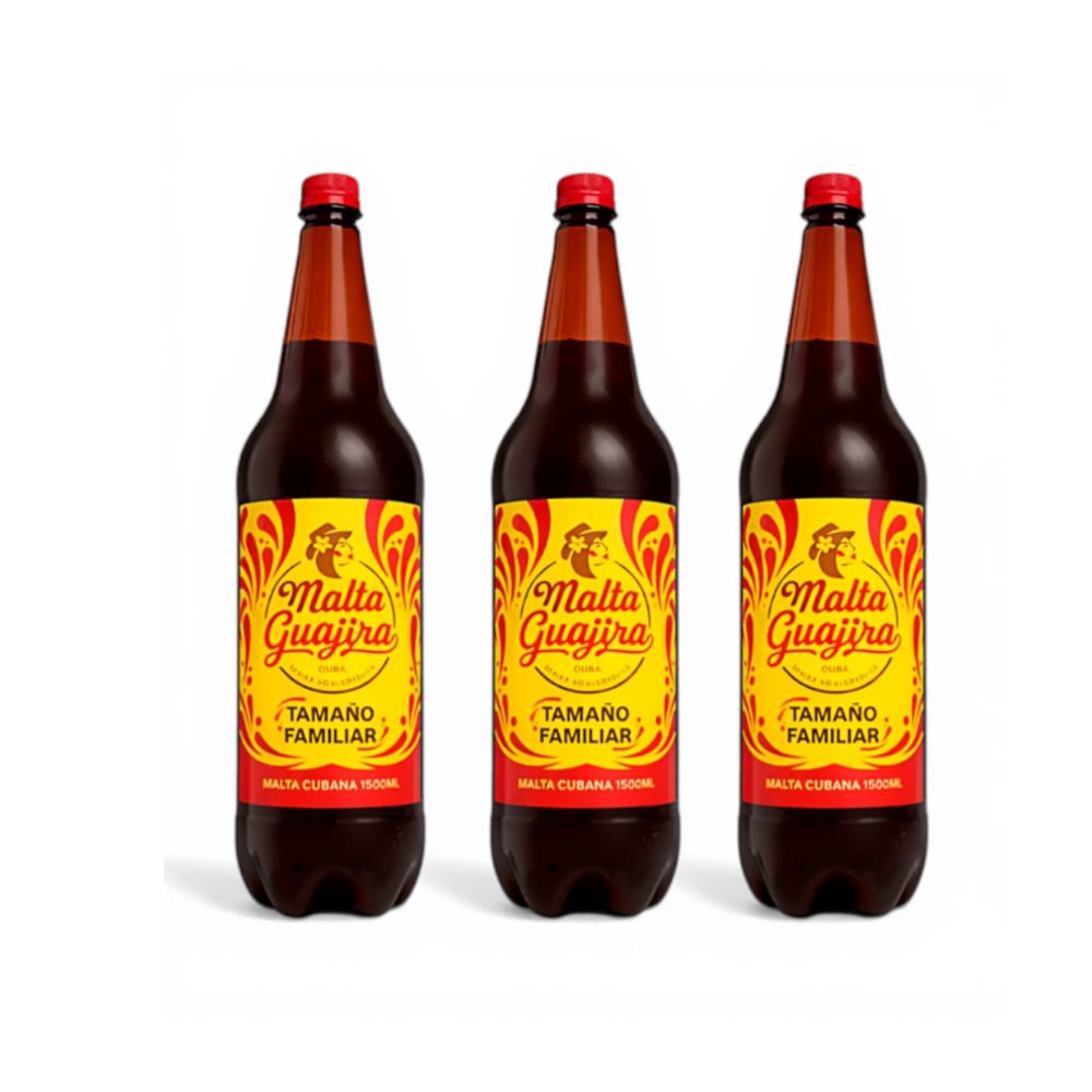 Malta tamaño familiar Guajira (3 x 1.5 L) - Imagen 1