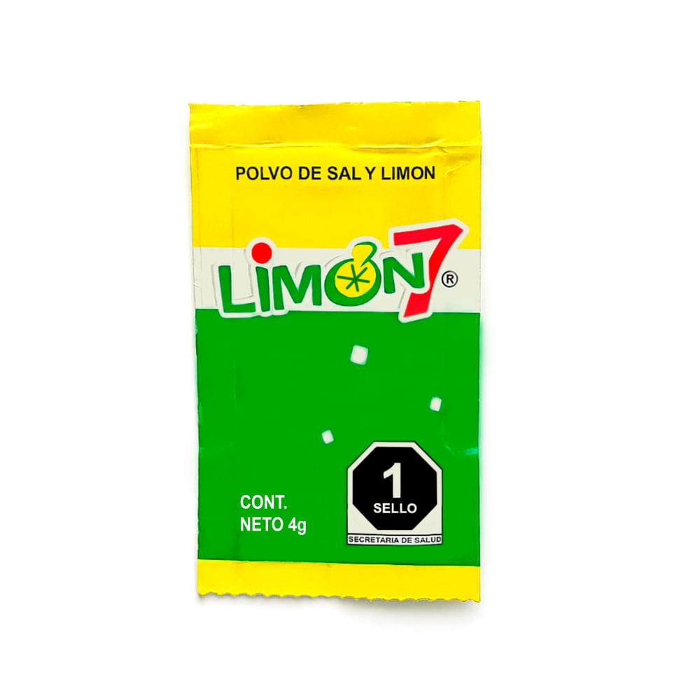 Polvo de sal y limón Limón7 (4 g / 0.14 oz) - Imagen 1